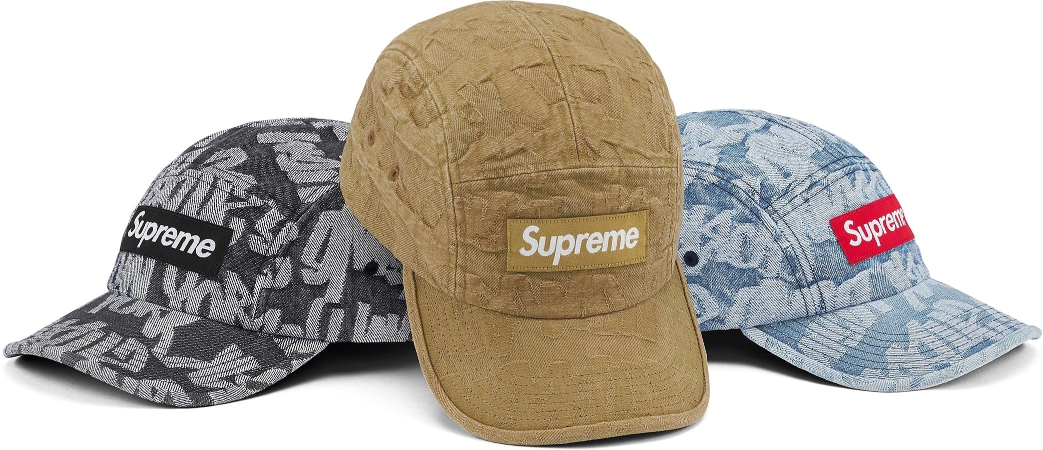 Fat Tip Jacquard Denim Camp Cap